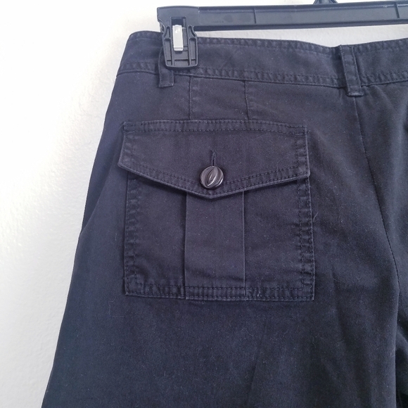 🌸 Marc by Marc Jacobs | Mid Length‎ Cargo Shorts 8, Black - Picture 3 of 4